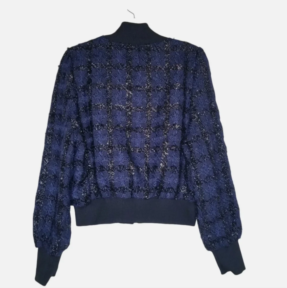 Marled elegant bomber